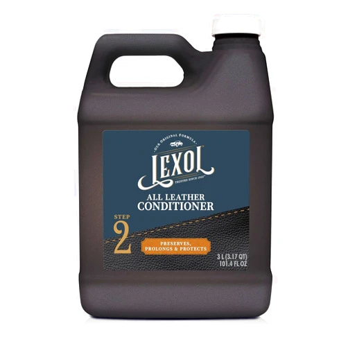 Lexol Deep Leather Conditioner, Use on Car Leather Upholstery, Shoes, Boots, Furniture and Other Leather Accessories, 101.4 Fl Oz (3-Liter)