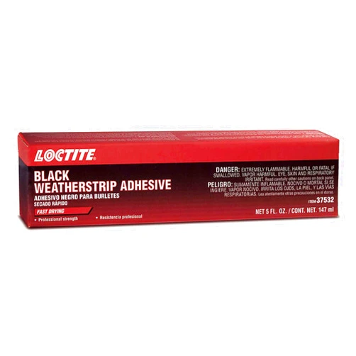 Loctite 495541 Black Weatherstrip Adhesive Tube, 5-fl. oz.