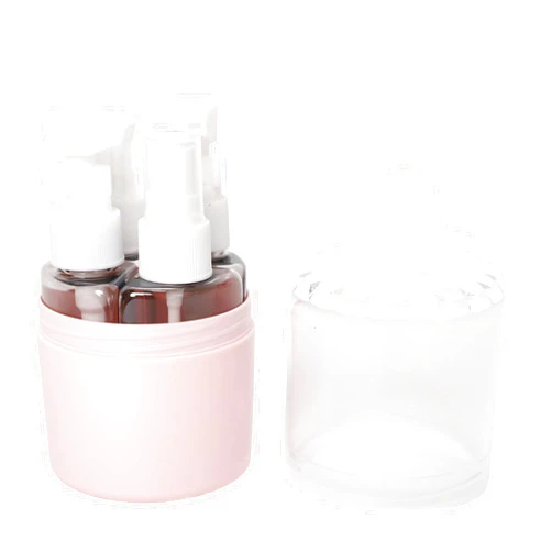Qeuly Travel Bottles for Toiletries, 4 in 1 Travel Size Toiletries Bottles, Refillable Leak Proof Travel Toiletries Containers, TSA Approved Shampoo and Conditioner Travel Bottles Set (4 in 1)