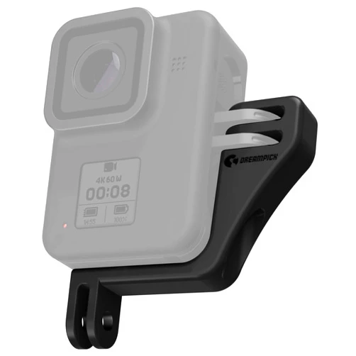 Dreampick Vertical Mount for GoPro Hero 10 9 8 7 6 5 4, DJI Osmo Action Vertical Frame Camera Vertical Mount, Case for GoPro Vertical Mount, VRT Vertical Adapter