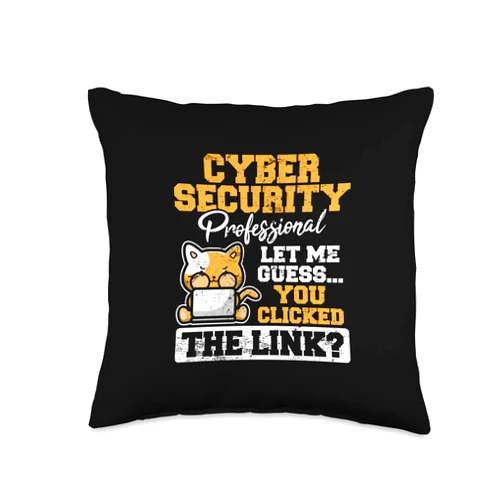 ABCComputer Software Engineer Apparel Computer Cyber Security Information Technology IT Throw Pillow, 16x16, Multicolor