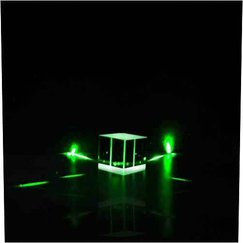 MoWen- Bohr optics Beam Splitter Prism（BS） Optical Glass Cube Dichroic Dispersion Splitting Ratio 50:50 Instrument high accuracy12.7x12.7x12.7mm Accept Customization
