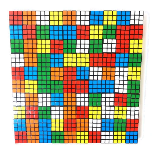 Twist Pixel Bulk 100 Pack Lot of Mini Magic Cubes, Twist Puzzle, Puzzle Toys, 3x3 Magic Cube Mosaic Art Brain Puzzle, Party Favors, Party Gifts, Party Supplies for Boys and Girls