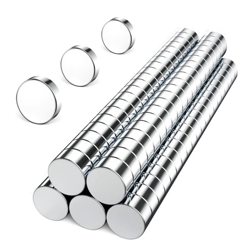GBYMIUY Round Refrigerator Magnets, 100PCS 6×3MM Small Strong Fridge Magnets, Office Magnets, Whiteboard Magnets, Durable Mini Magnets