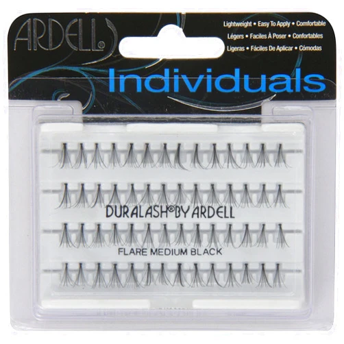 Ardell Duralash Flares, Medium Black, 56 Lashes (Pack of 2)