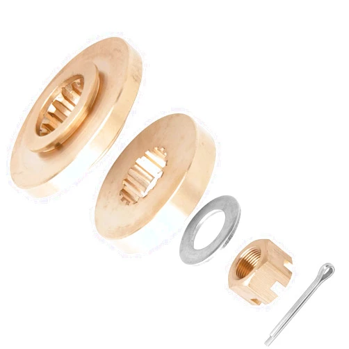 FYMP OEM Upgrade Propeller Installation Hardware Kits fit Yamaha 40-55hp Outboard Engines Thrust Washer/Spacer/Washer/Nut/Cotter Pin Included Reference Parts No.663-45987-02