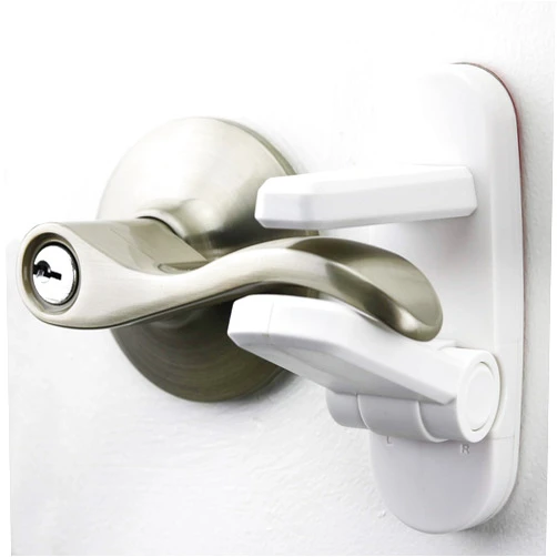 Wappa Baby Door Lever Lock (2 Pack) Prevents Toddlers from Opening Doors. 3.25