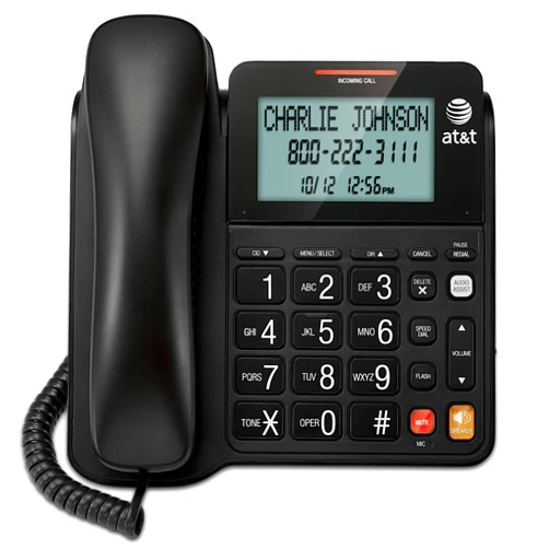 AT&T CL2940 Corded Speakerphone with Large Display