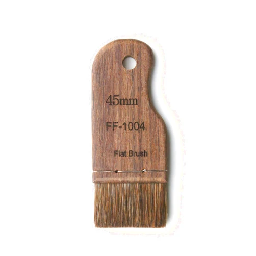 Herend Brush Series FF-1004 (25mm ~ 45mm) for Watercolor,Urbansketch with Chipmunk Hair/Mini Flat Paintbrush (45mm)