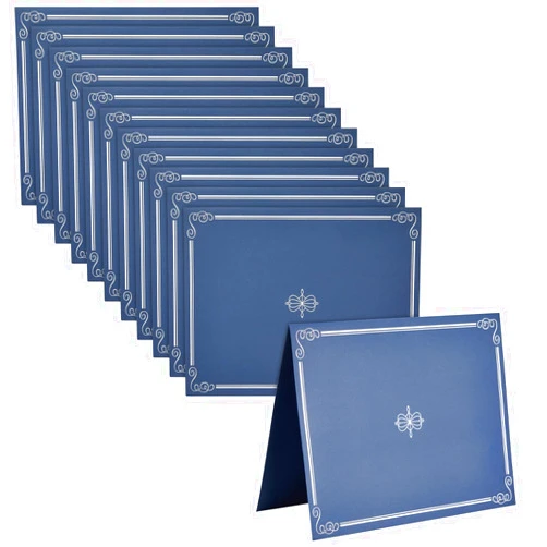 Best Paper Greetings 12-Pack Navy Blue Award Certificate Holders - Bulk Certificate Holders for Graduation, Diploma, Employee Appreciation, Certifications (fits 8.5x11)