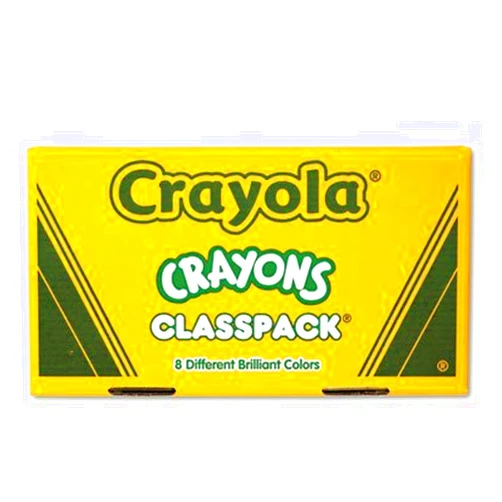 Crayola Classpack Large Size Crayons, 50 Each of 8 Colors, 400/Box