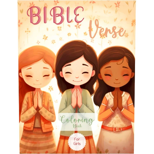 By Karen Gonzalez (Author) Bible Verse, Coloring Book for Girls.: An activity book with 50 coloring pages designed featuring inspirational Phrases from Christianity