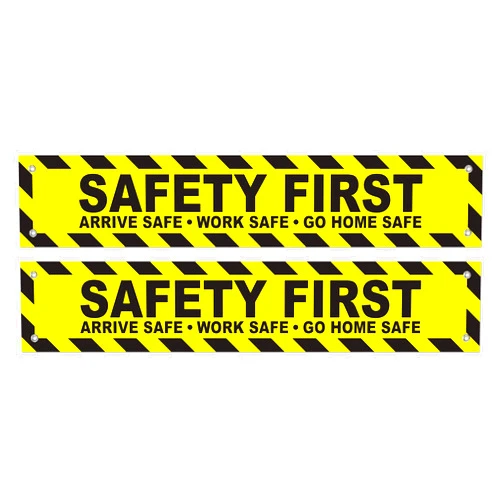 ThisWear Construction Site Banner Any Business Safety First Banner 10