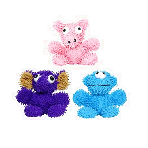 MIGHTY- Microfiber Ball Elephant– Made with Squeaker Balls and Minimal Stuffing. Strong & Tough. Interactive Play Dog Toy. Machine Washable & Floats. (Combo Pack #1)