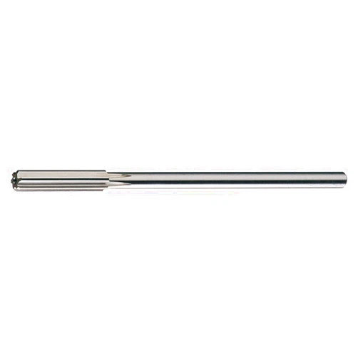 Cleveland C26080 Chucking Reamer, Straight Flute, Round Shank, Uncoated (Bright) Finish, 0.4990