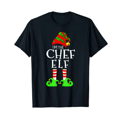 I'm the Elf Matching Family Gift Stuffs Co. I'm The Chef Elf Funny Matching Christmas Pajama Costume T-Shirt
