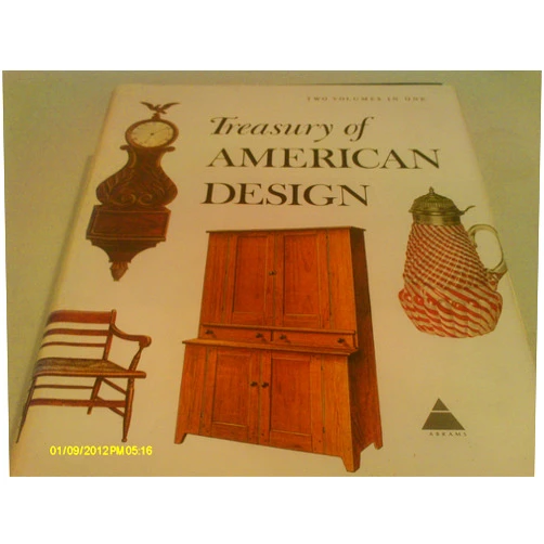 By Clarence P. Hornung (Author), Holger Cahill (Introduction), J. Carter Brown (Foreword) & 0 more Treasury of American Design and Antiques, 2 Volumes in 1 : A Pictorial Survey of Popular Folk Arts Based Upon Watercolor Renderings in the Index of American Design, At the National Gallery of Art