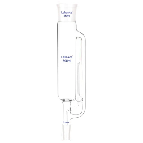 Labasics Soxhlet Type Extraction Apparatus (500ml), Borosilicate Glass Soxhlet Extractor with 45/40 Upper Joint and 24/40 Lower Joint Lab Glass Soxhlet Extraction Apparatus, Single Unit