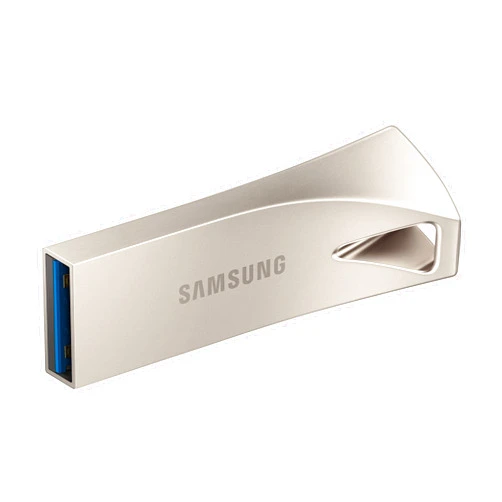 SAMSUNG BAR Plus 64GB - 300MB/s USB 3.1 Flash Drive Champagne Silver (MUF-64BE3/AM)