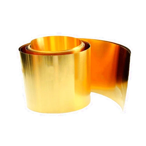 Yodaoke 0.05mm x 100mm x 1000mm H62 Brass Metal Thin Sheet Foil Plate Roll