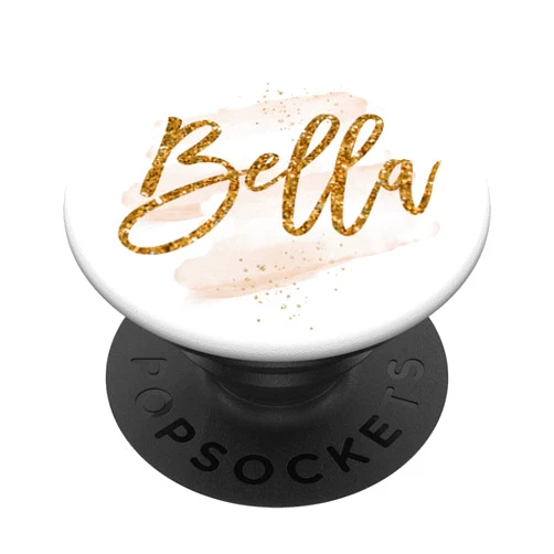 Personalized Phone Accessories Women Girls Personalized Gifts Bella Girls Name Phone Holder Knob PopSockets PopGrip: Swappable Grip for Phones & Tablets