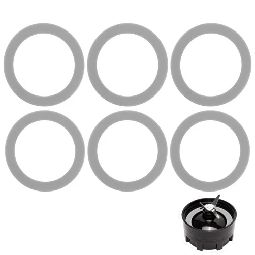 Piriuuo 6 Pcs Blender Gasket Replacement Parts Rubber Sealing Rings Blender Accessories for Oster and Osterizer Blender Parts