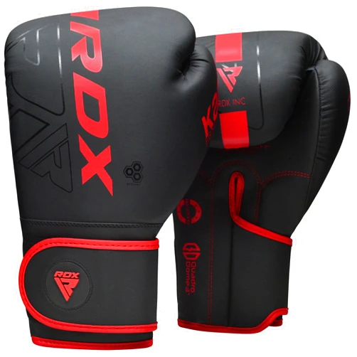RDX Boxing Gloves, Pro Training Sparring, Maya Hide Leather, Muay Thai MMA Kickboxing, Men Women Adult, Heavy Punching Bag Focus Mitts Pads Workout, Ventilated Palm, Multi Layered, 8 10 12 14 16 18 Oz