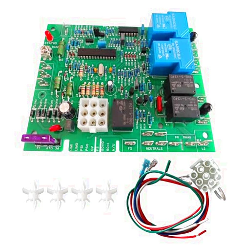 Dcvbny ICM280 Replacement Furnace Control Board Direct Drop-In for Goodman B180999, White-Rodgers 50T35, UTEC 1012-933D, TI 41F-5 Microprocessor-Based with LED Fault Code, Supports 80+/90% AFUE