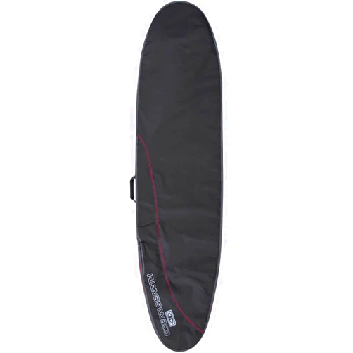 Ocean & Earth Compact Day Black/Red Longboard Surfboard Bag - Fits 1 Board - 11'