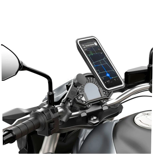 Shapeheart Magnetic Motorbike Phone Holder Pro with Extensor | Anti Vibration | Waterproof Motorcycle Handlebar Phone Mount | 360° Orientation