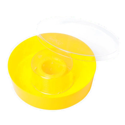 GTVICKY Bee Rapid Feeder, 1 Pc Round Hive Top Entrance Beehive Feeder for Beekeeping Supplies, Yellow