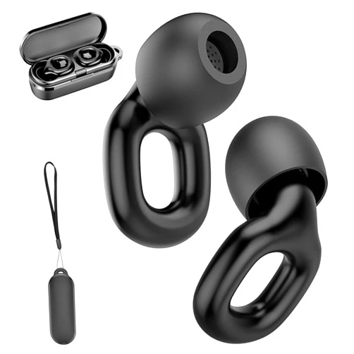 Uoiunsa Ear Plugs for Sleeping Noise Cancelling, Reusable Silicone Earplugs for Sleeping,Concerts,Work,Study,8 Size Eartips with Small Box, 35dB for Noise Reduction Silicone Earplugs
