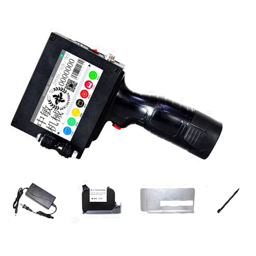 LeTkingok Intelligent Portable Expiry Date Printer, Laser Marking Machine Production Date QR Code Coding Machine 1-12.7MM ZM-950II