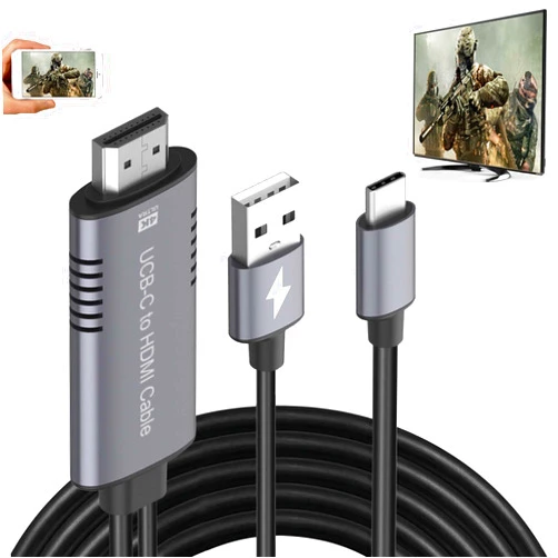TASUMATO HDMI Adapter USB Type C Cable MHL 4K HD Video Digital Converter Cord Mirror Charging for iMac MacBook Samsung Laptop Galaxy S21 S20 S10 S9 S8 Note 20 10 LG G8 G5 Android Phone to Monitor Projector TV