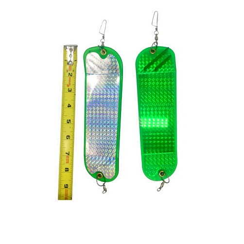 KOKOPROS Kokanee Salmon Fishing Flasher Green Machine 8 ½ in 2 Pack