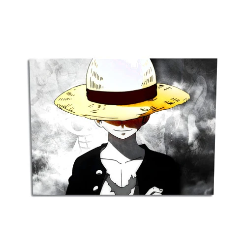 Generic Anime Poster Luffy HD Print Canvas Painting Wall Art For Living Room Bedroom Office Decor 12x16.5inch, Unframed