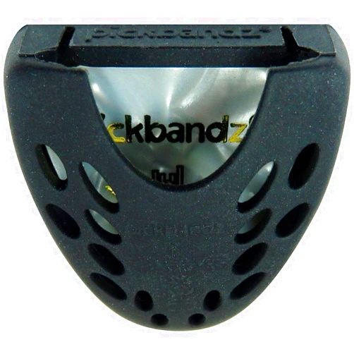 Pickbandz Guitar Pick Holder by Pickbandz in Black Stick-it-Pick-it has a 3M Non-marring adhesive on the back