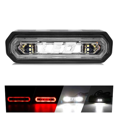 OPPBUY UTV LED Chase Brake Tail Lights,5 Modes Chasing Brake Light Bar,Strobe/Courtesy/Reverse/Running/Brake Light Compatible with 1.75''-2'' Roll Bar UTV ATV-1 Year Warranty