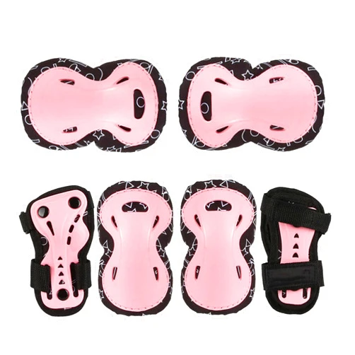 BASESILK Kids Knee Pads Elbow Pads with Wrist Guards, Child Protective Gear Set for Roller Skates