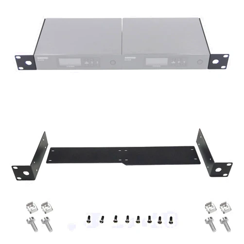 RhymKawa RK Rackmount Bracket Kit fit for QLXD4 Dual (2) Receivers Wireless System Mount on 1U Standard 19'' Rack Distribution