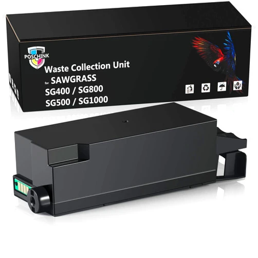 Poschink Waste Ink Collection Unit Tank Replacement for SAWGRASS SG500 SG1000 SG400 SG800 Printers