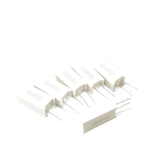 VISKEE 5 PCS Vertical Cement Resistance 10W 1K 1.2K 1.5K 1.8K 2K 2.2K 2.5K 2.7K 3K 3.3K 3.9K 4.7K 5K 5.1K 5.6K 6.8K 7.5K 8.2K 10K 12KOhm (Size : 1K)