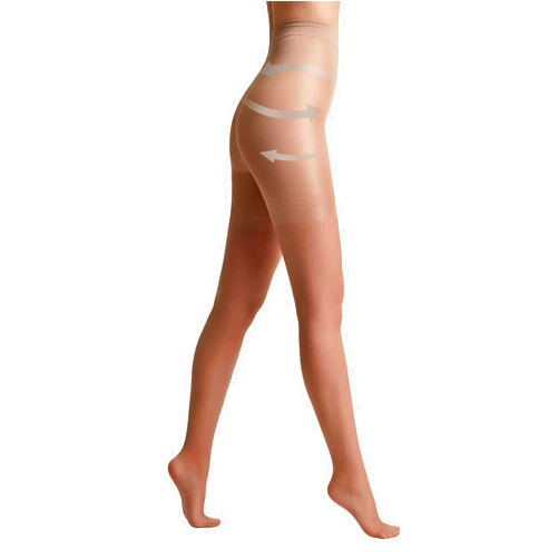 Conte elegant Conte Women's Nude Body Shaping Sheer Compression Pantyhose Tights - Control