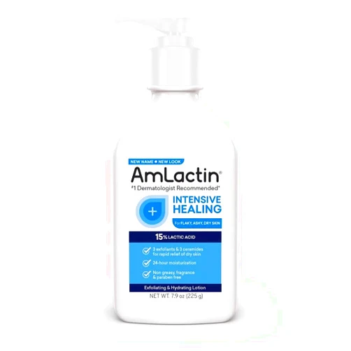 Amlactin Rapid Relief Restoring Lotion + Ceramides - 7.9 oz, Pack of 3