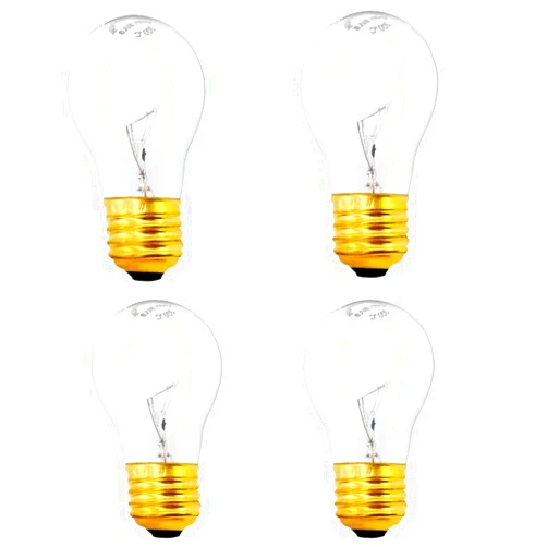 Haraqi 120 Volt A15 40 Watt Light Bulbs,Appliance Bulbs with Medium Base,Refrigerator Bulb Clear Bulbs for Refrigerators, Ovens and 16.3 Inches Lava Lamp