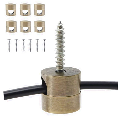 SHERY Metal Swag Hooks for Ceiling Hanging Lights,Pendant Light Lamp Cable and Cord Fixture Wall Hooks DIY Heavy Duty Chandelier Fixture Hardware Kits