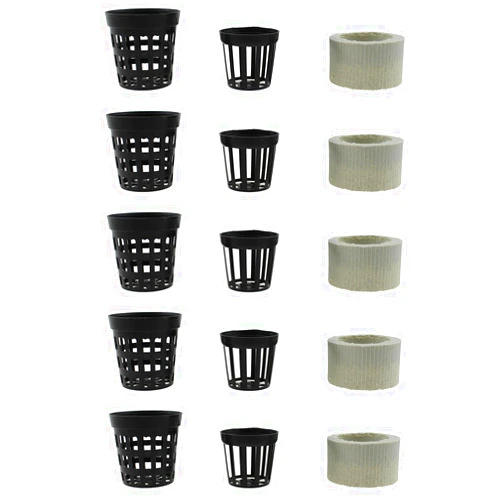 Maxmoral 15PCS Ceramic Aquatic Plant Fixing Ring Set Aquarium Pots Landscape Decoration Fish Tank Accessories Pet Supplies
