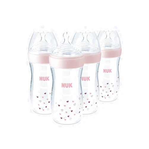 NUK Simply Natural Baby Bottle with SafeTemp