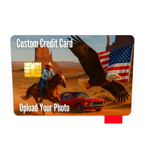 Generic Custom Sleek Waterproof Credit Card Skin with Debit Card Skin – Personalized Image Bank Wrap – Removable Durable Credit Cards Sticker