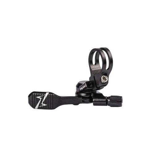 Funn UpDown Mountain Bike Dropper Seatpost 4 Way Mount CNC Remote Lever kit fits Both External and Internal Routing droppers, Smooth Action Easy-to-Use